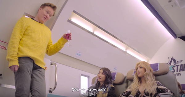 JYP teams with Conan O’Brien & Steven Yeun to drop hot “Fire” #