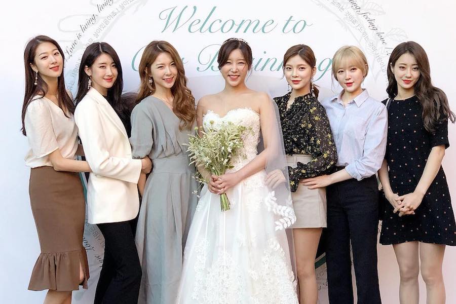10 Current Or Former Nine Muses Members Reunite At Sungah S Wedding Asian Junkie