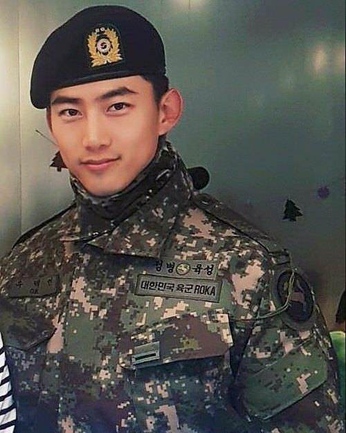 Military ok taecyeon 2PM's Taecyeon
