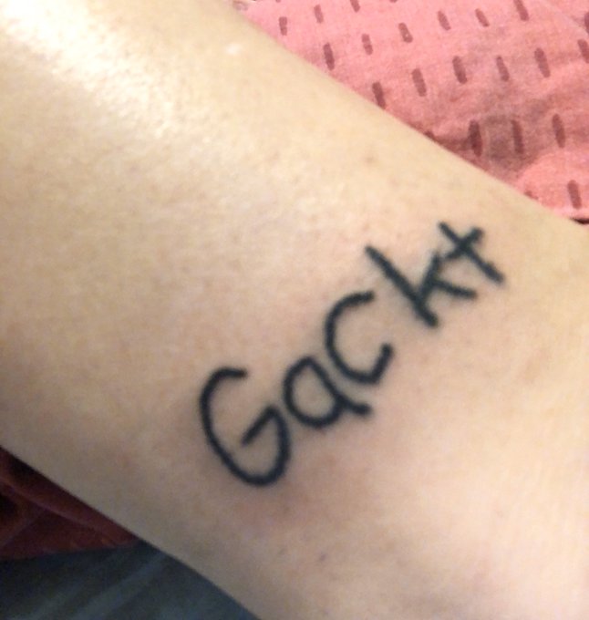 Gackt doesn't want you to get his name tattoo'd in Comic Sans, thank you  very much – Asian Junkie