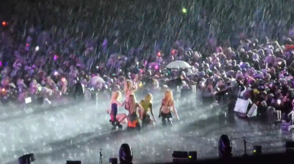 ‘Music Bank’ in Chile only called off after (G)I-DLE could barely stand on stage due to rain & hail