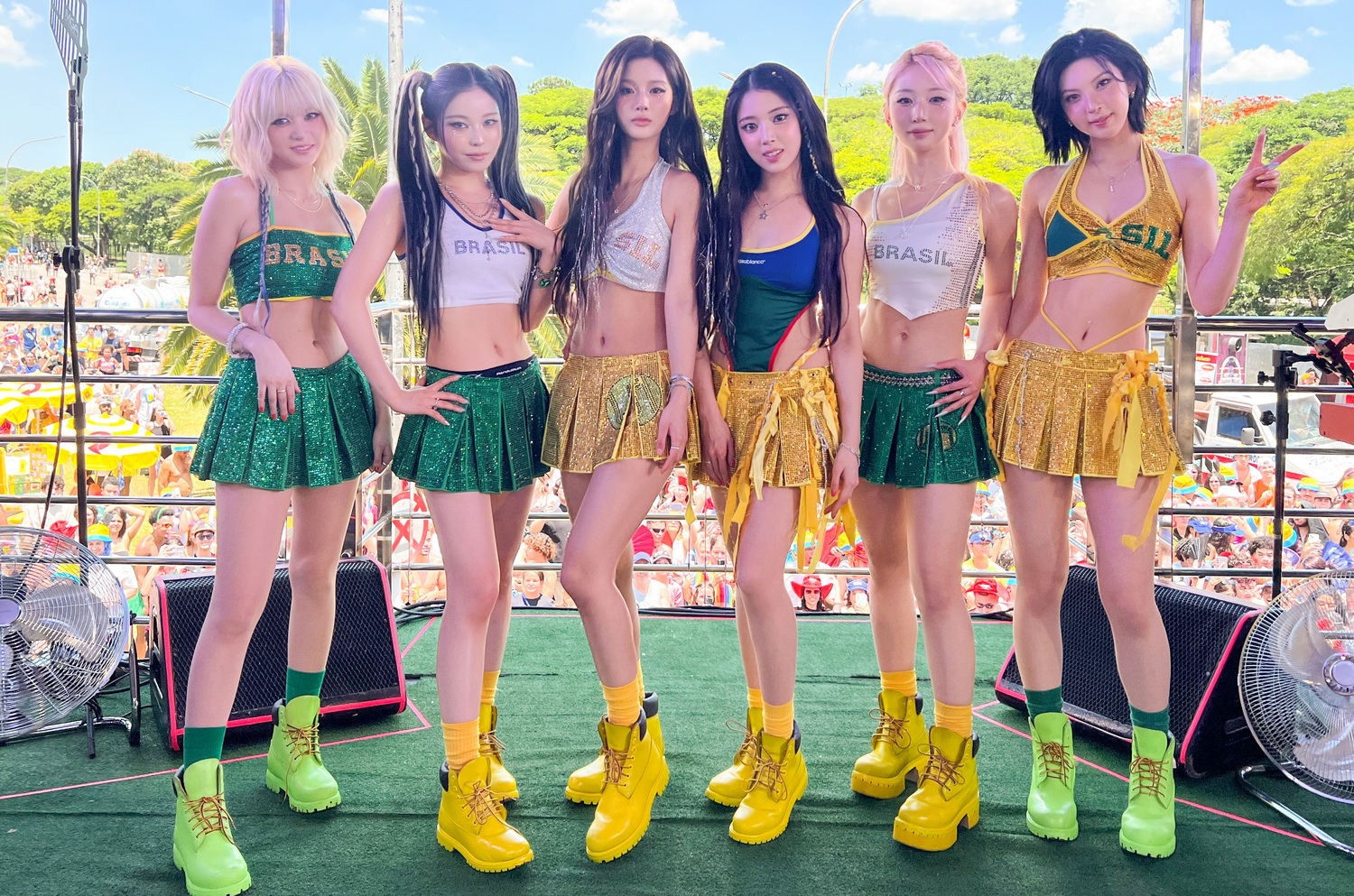 NMIXX become the first K-pop group to perform at Carnaval in Brazil, where they had the time of their lives